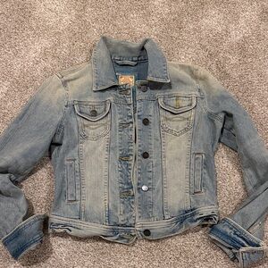 Abercrombie & Fitch Light Blue Denim Jacket medium